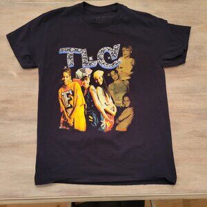 Rare TLC Official Concert T-Shirt Size M Vintage 90s Hip Hop R&B Tour Tee
